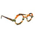 Lunettes de Vue De la Marque Wissing Modèle 3146 Coloris Kaki et Orange- Multicouleurs – Opticien Stéphanie Danjou Cambrai