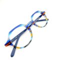 Lunettes de Vue De la Marque Wissing Modèle 3328 Coloris Bleu et Marron- Multicouleurs – Opticien Stéphanie Danjou Cambrai
