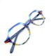Lunettes de Vue De la Marque Wissing Modèle 3328 Coloris Bleu et Marron- Multicouleurs – Opticien Stéphanie Danjou Cambrai