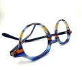 Lunettes de Vue De la Marque Wissing Modèle 3328 Coloris Bleu et Marron- Multicouleurs – Opticien Stéphanie Danjou Cambrai