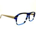 Lunettes de Vue De la Marque Wissing Modèle 3414 Coloris Bleu- Multicouleurs – Opticien Stéphanie Danjou Cambrai