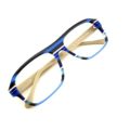 Lunettes de Vue De la Marque Wissing Modèle 3414 Coloris Bleu- Multicouleurs – Opticien Stéphanie Danjou Cambrai