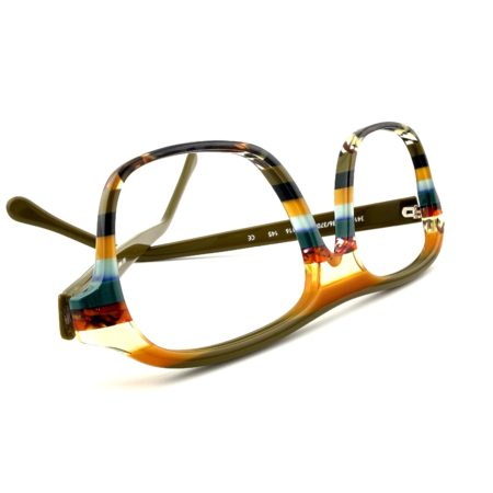 Lunettes de Vue De la Marque Wissing Modèle 3414 Coloris Kaki - Multicouleurs – Opticien Stéphanie Danjou Cambrai