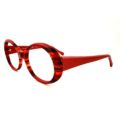 Lunettes de Vue De la Marque Wissing Modèle 3443 Coloris Rouge Multicolore – Opticien Stéphanie Danjou Cambrai