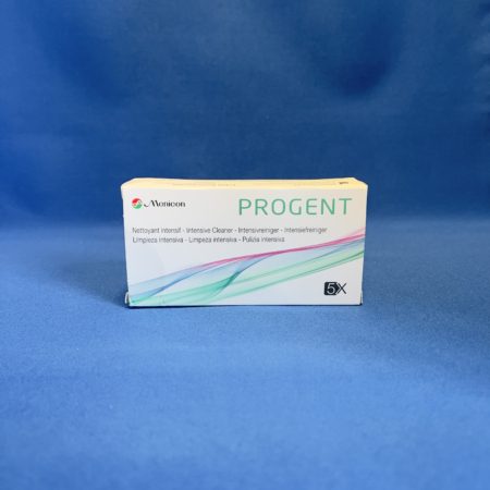 Solution d'Entretien Multifonctions pour Lentilles Rigides Progent en Pack 5x (Solution A: 20.3mg)(Solution B: 30.75mg)