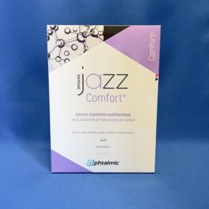 Solution d'Entretien Multifonctions pour Lentilles de Contact Souples Jazz Comfort en Pack 3X360ml