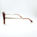 Lunettes de Vue Tess de Lafont Issy & LA Coloris Brun Doré Chez Opticien Stéphanie Danjou Cambrai