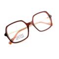 Lunettes de Vue Tess de Lafont Issy & LA Coloris Brun Doré Chez Opticien Stéphanie Danjou Cambrai